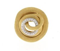 Anello Marco Bicego Donna Jaipur Link in Oro Diamante 0.15 Ct AB467-B - AB467-B